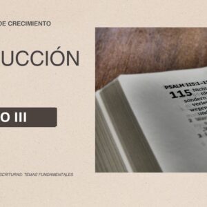 MÓDULO III INTRODUCCIÓN BÍBLICA